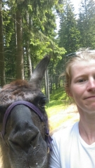 Lamatrekking, Hirschegg, Mai 2018