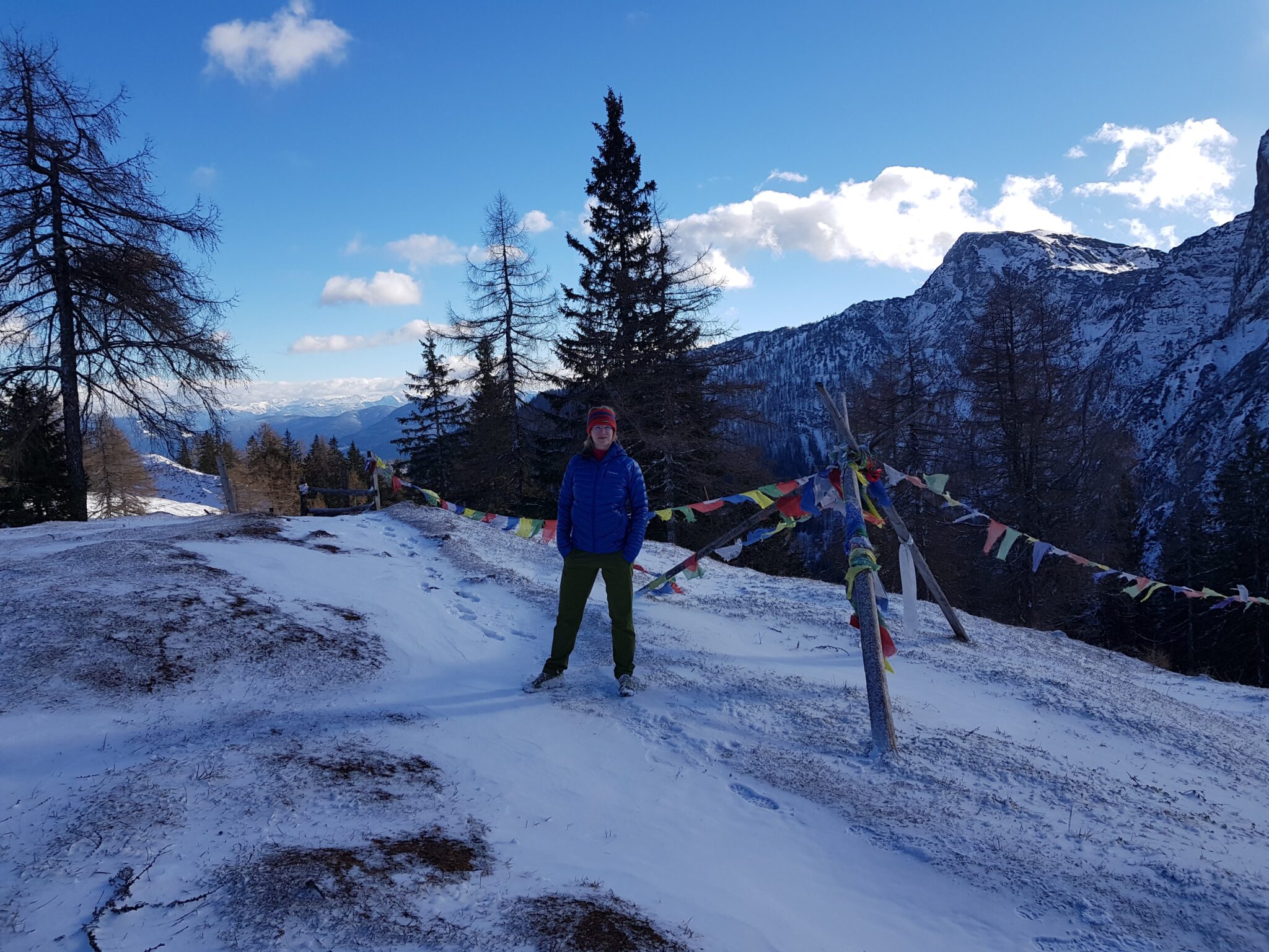 Gipfelfoto im Schnee Gipfelfoto im Schnee
